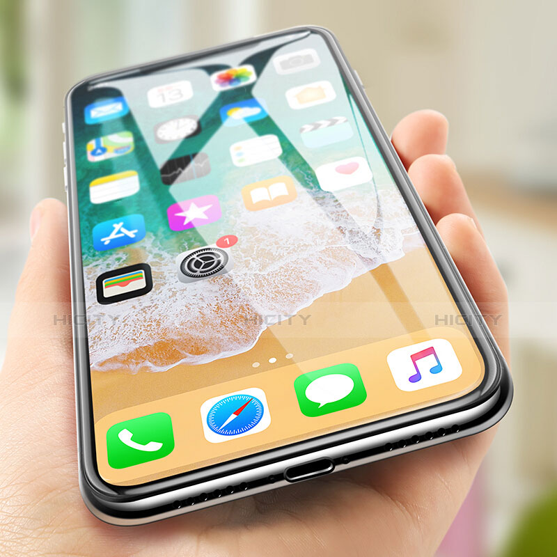 Protector de Pantalla Cristal Templado Integral P01 para Apple iPhone X Negro