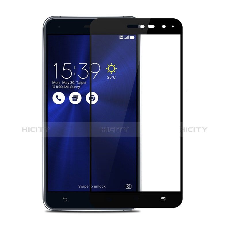 Protector de Pantalla Cristal Templado Integral para Asus Zenfone 3 ZE552KL Negro