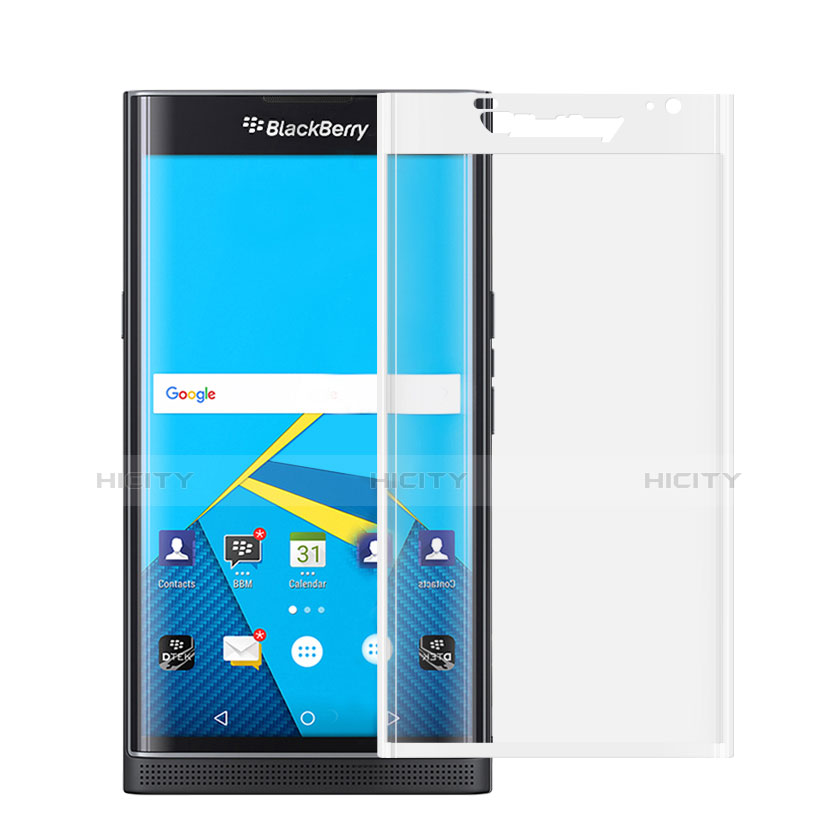 Protector de Pantalla Cristal Templado Integral para Blackberry Priv Blanco