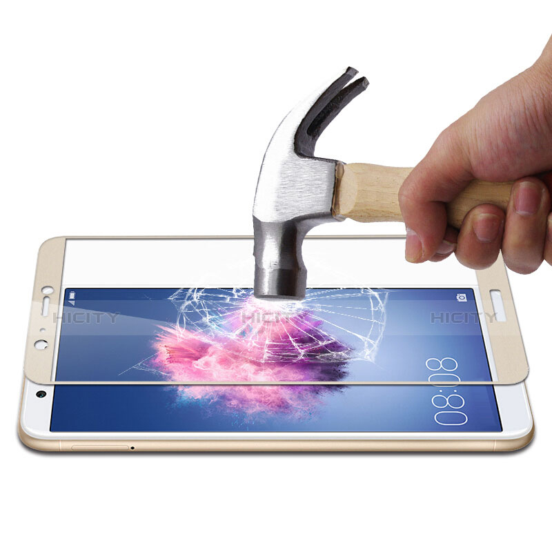 Protector de Pantalla Cristal Templado Integral para Huawei Enjoy 7S Oro