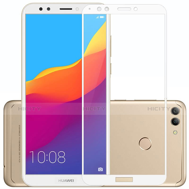 Protector de Pantalla Cristal Templado Integral para Huawei Enjoy 8 Plus Blanco