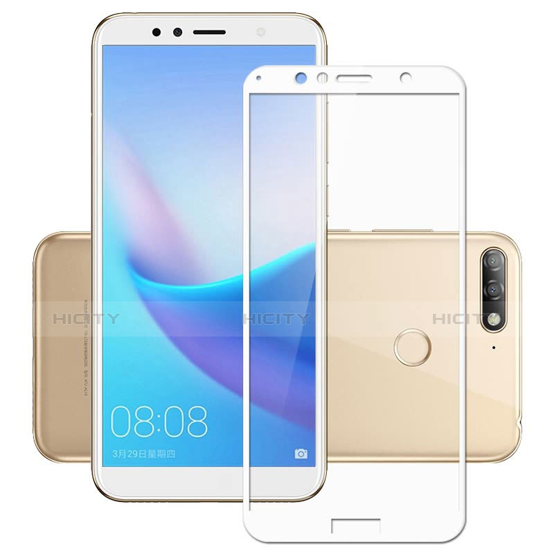 Protector de Pantalla Cristal Templado Integral para Huawei Enjoy 8e Blanco