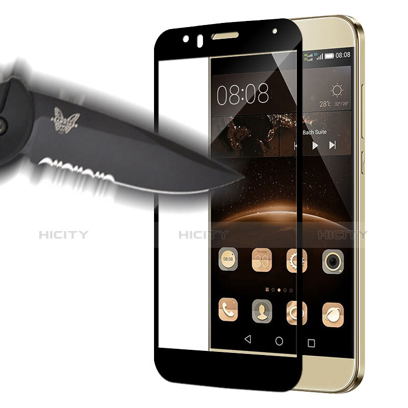 Protector de Pantalla Cristal Templado Integral para Huawei GX8 Negro