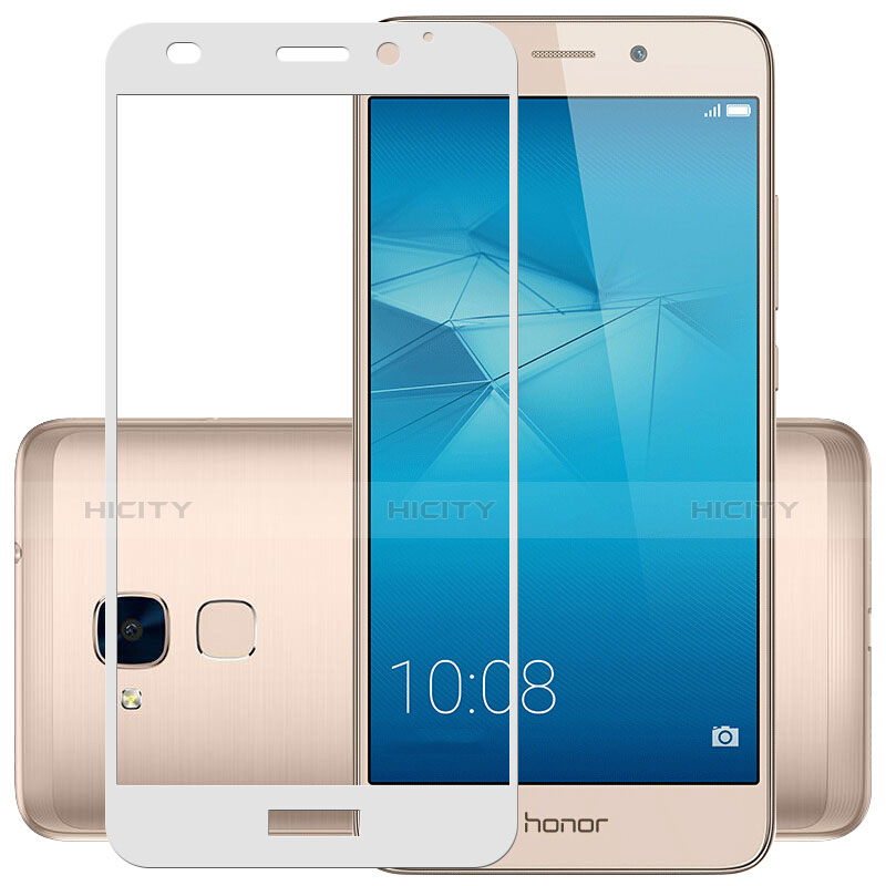 Protector de Pantalla Cristal Templado Integral para Huawei Honor 5C Blanco