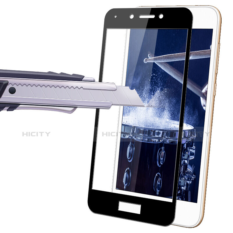 Protector de Pantalla Cristal Templado Integral para Huawei Honor 6A Negro