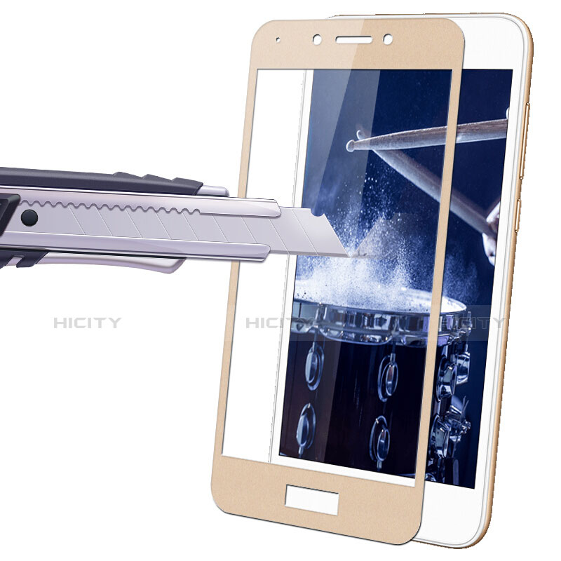 Protector de Pantalla Cristal Templado Integral para Huawei Honor 6A Oro