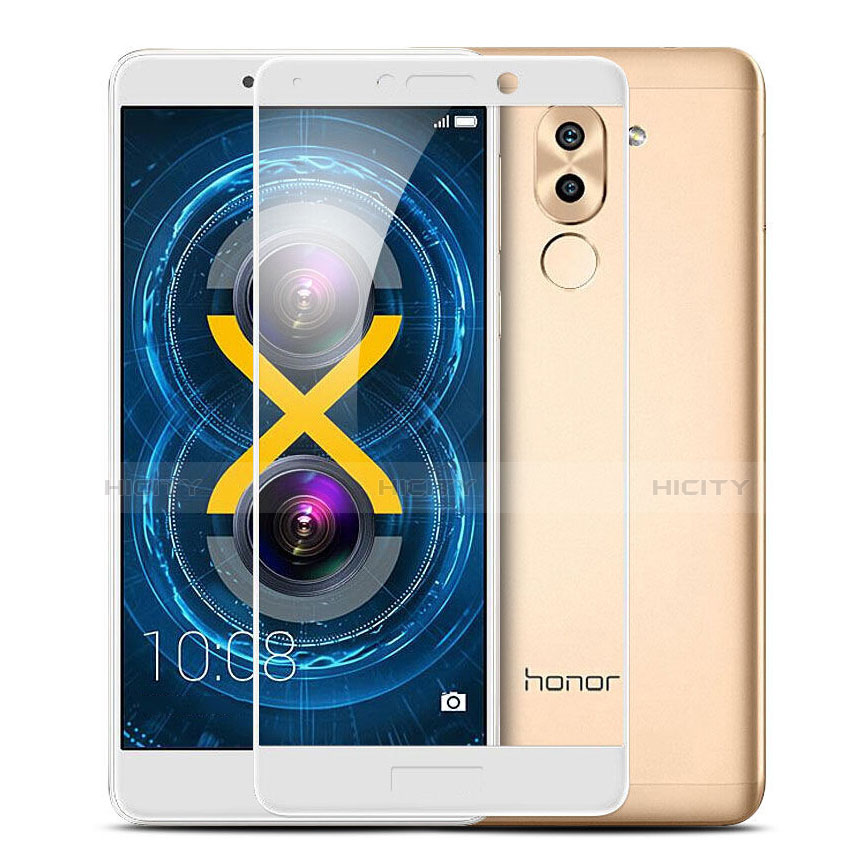 Protector de Pantalla Cristal Templado Integral para Huawei Honor 6X Blanco