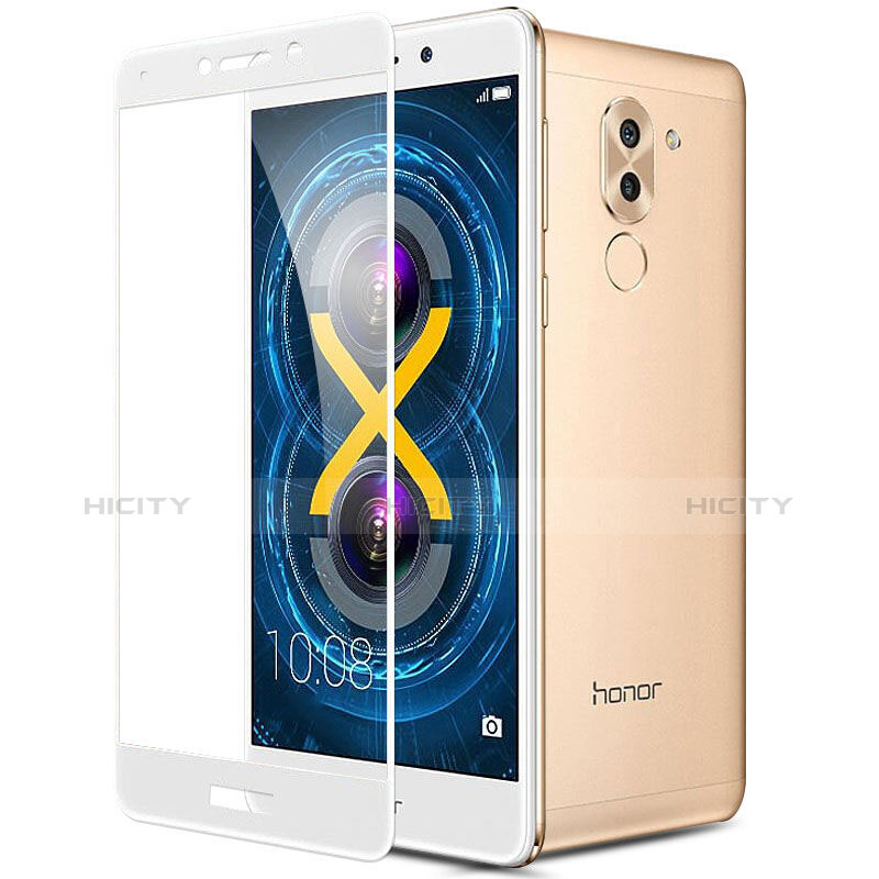 Protector de Pantalla Cristal Templado Integral para Huawei Honor 6X Blanco