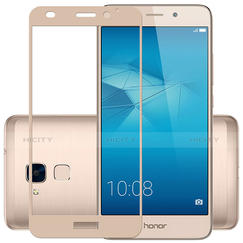 Protector de Pantalla Cristal Templado Integral para Huawei Honor 7 Lite Oro