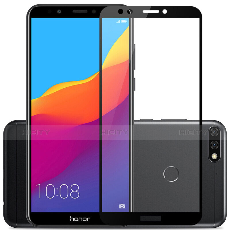 Protector de Pantalla Cristal Templado Integral para Huawei Honor 7C Negro