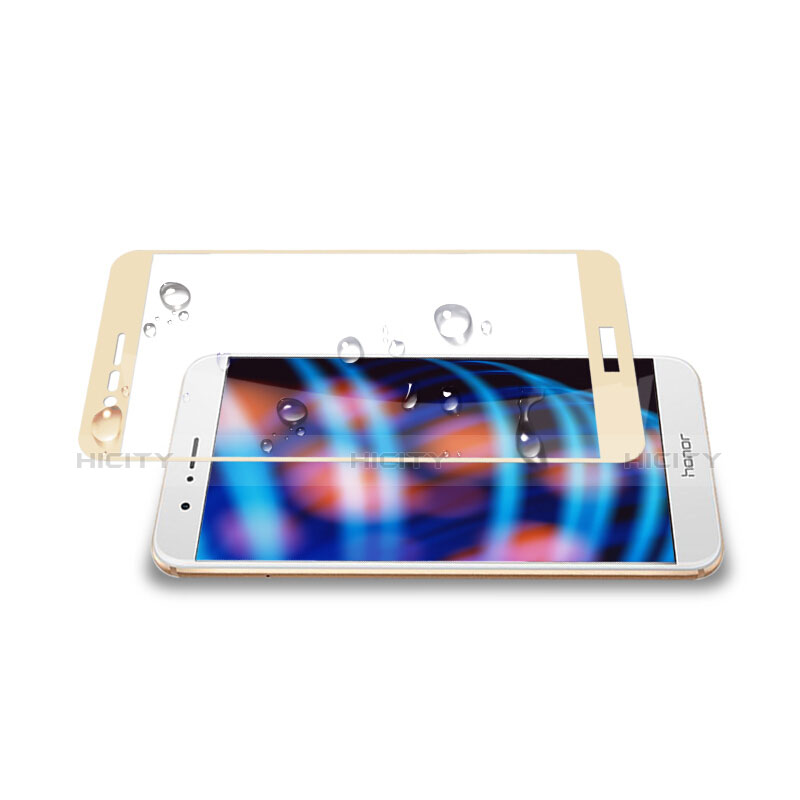 Protector de Pantalla Cristal Templado Integral para Huawei Honor 8 Pro Oro