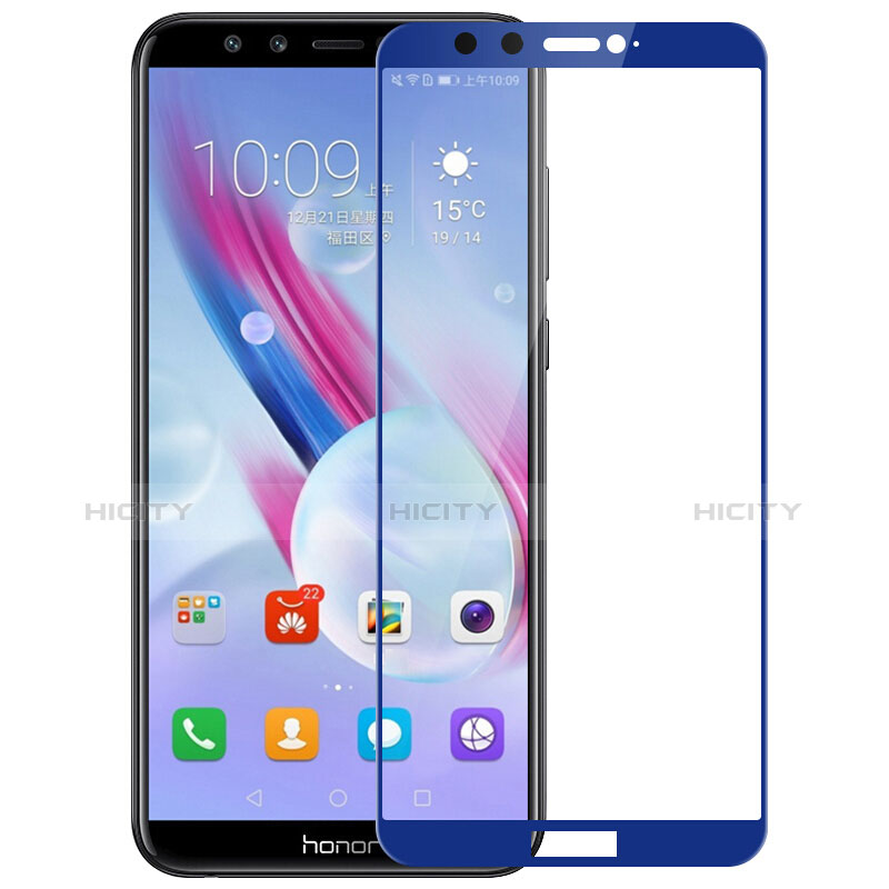 Protector de Pantalla Cristal Templado Integral para Huawei Honor 9 Lite Azul