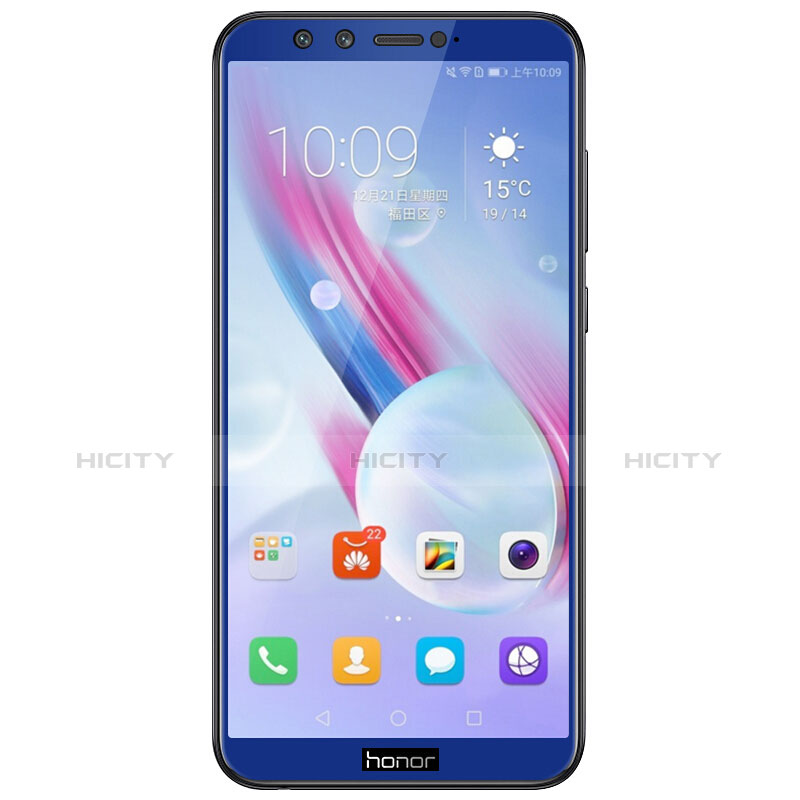 Protector de Pantalla Cristal Templado Integral para Huawei Honor 9 Lite Azul