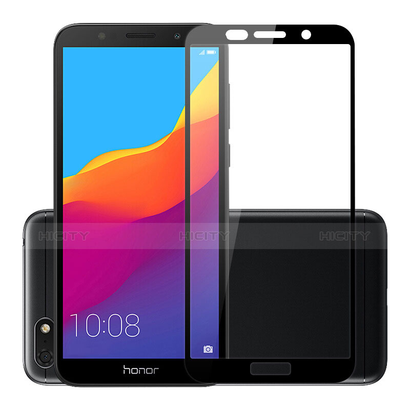 Protector de Pantalla Cristal Templado Integral para Huawei Honor Play 7 Negro