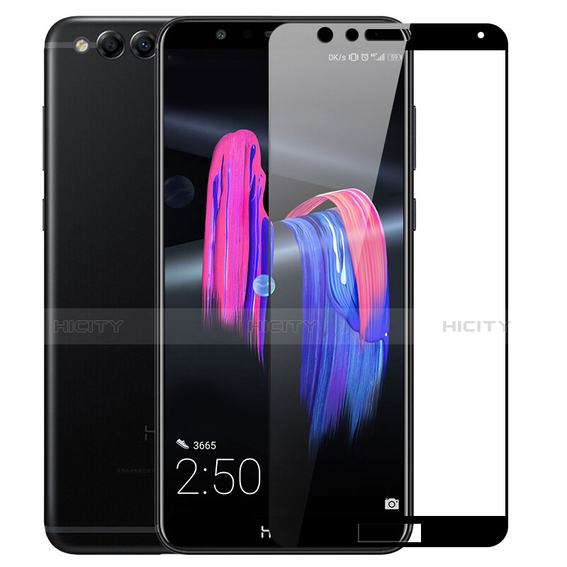 Protector de Pantalla Cristal Templado Integral para Huawei Honor Play 7X Negro