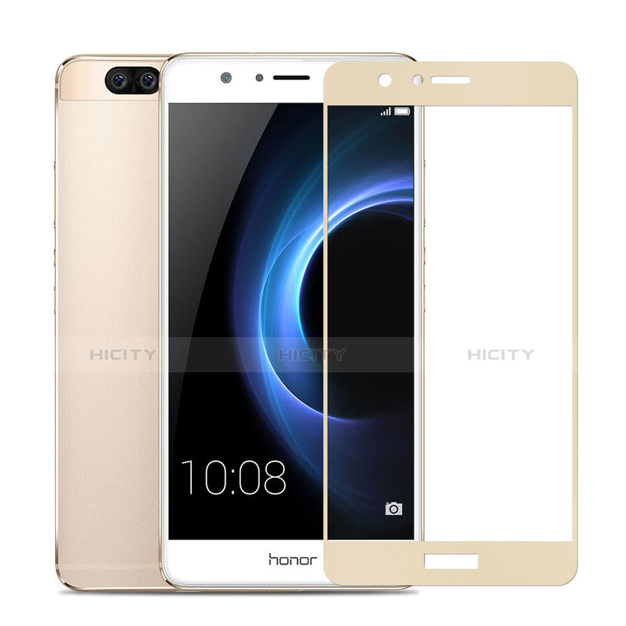 Protector de Pantalla Cristal Templado Integral para Huawei Honor V8 Oro