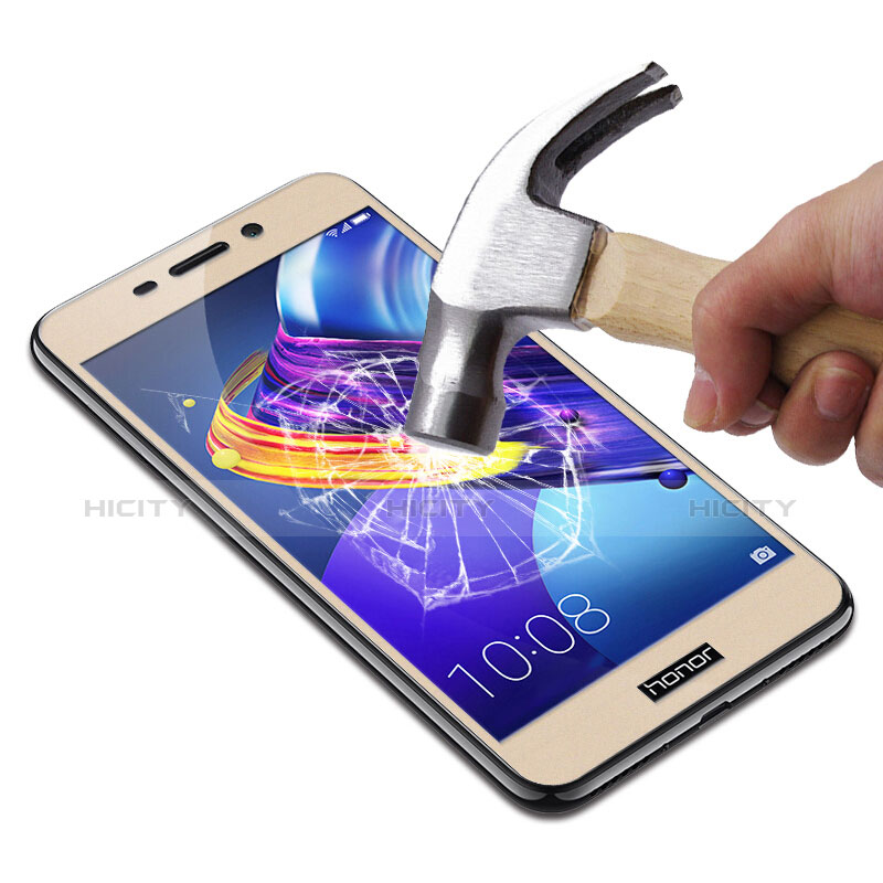 Protector de Pantalla Cristal Templado Integral para Huawei Honor V9 Play Oro