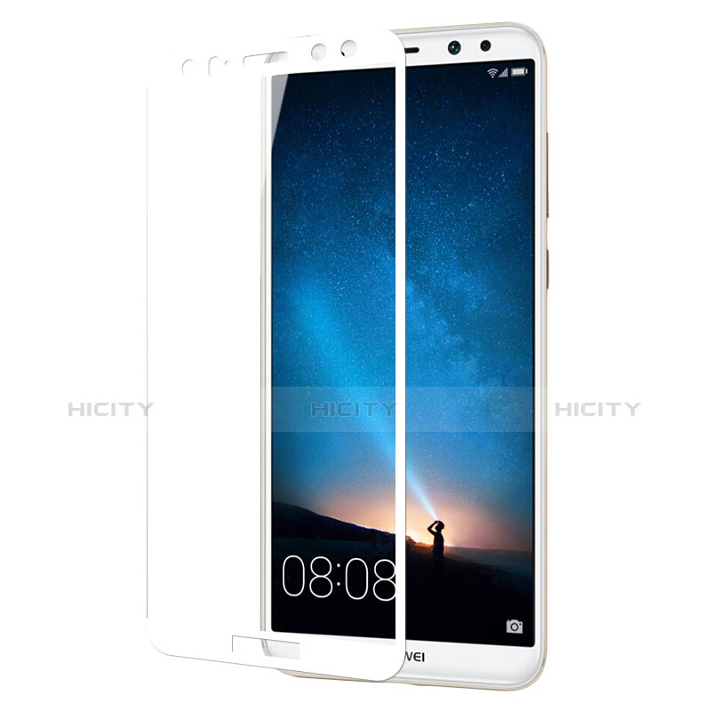 Protector de Pantalla Cristal Templado Integral para Huawei Mate 10 Lite Blanco