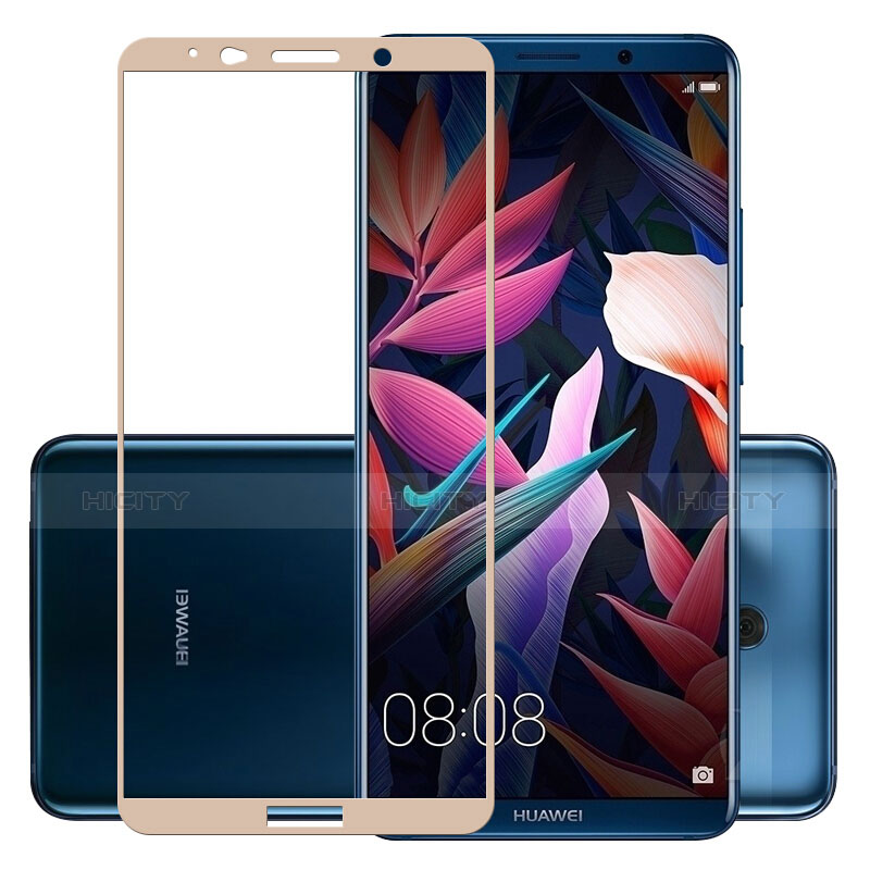 Protector de Pantalla Cristal Templado Integral para Huawei Mate 10 Pro Oro