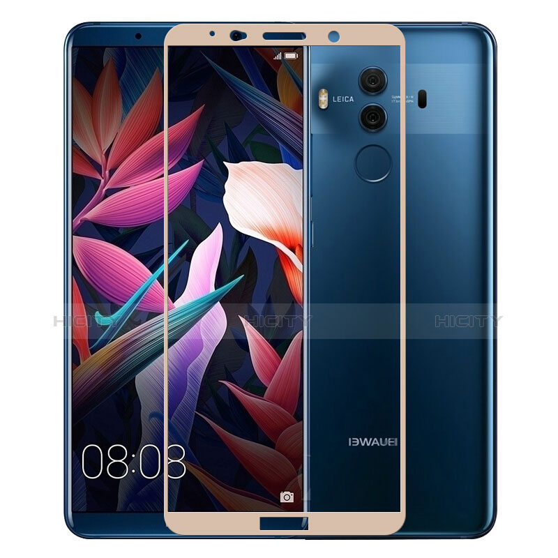 Protector de Pantalla Cristal Templado Integral para Huawei Mate 10 Pro Oro