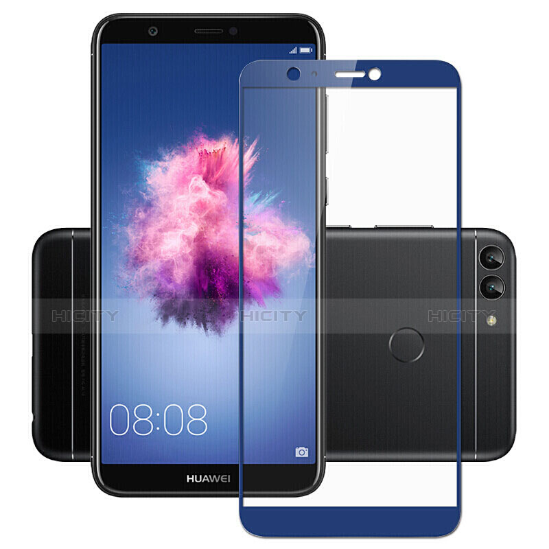 Protector de Pantalla Cristal Templado Integral para Huawei P Smart Azul