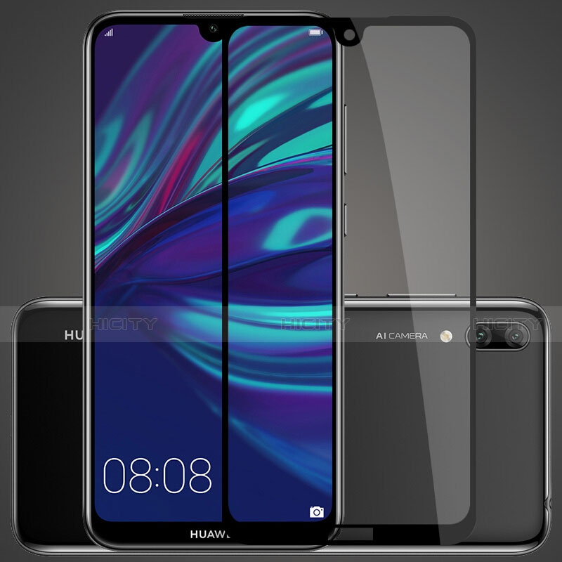 Protector de Pantalla Cristal Templado Integral para Huawei Y7 (2019) Negro