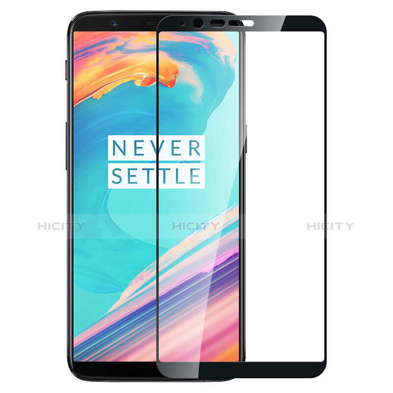 Protector de Pantalla Cristal Templado Integral para OnePlus 5T A5010 Negro