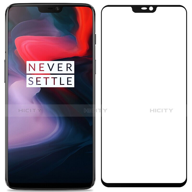 Protector de Pantalla Cristal Templado Integral para OnePlus 6 Negro