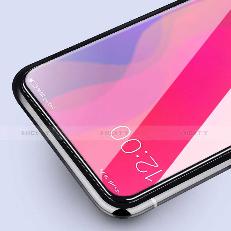 Protector de Pantalla Cristal Templado Integral para Oppo Find X Negro