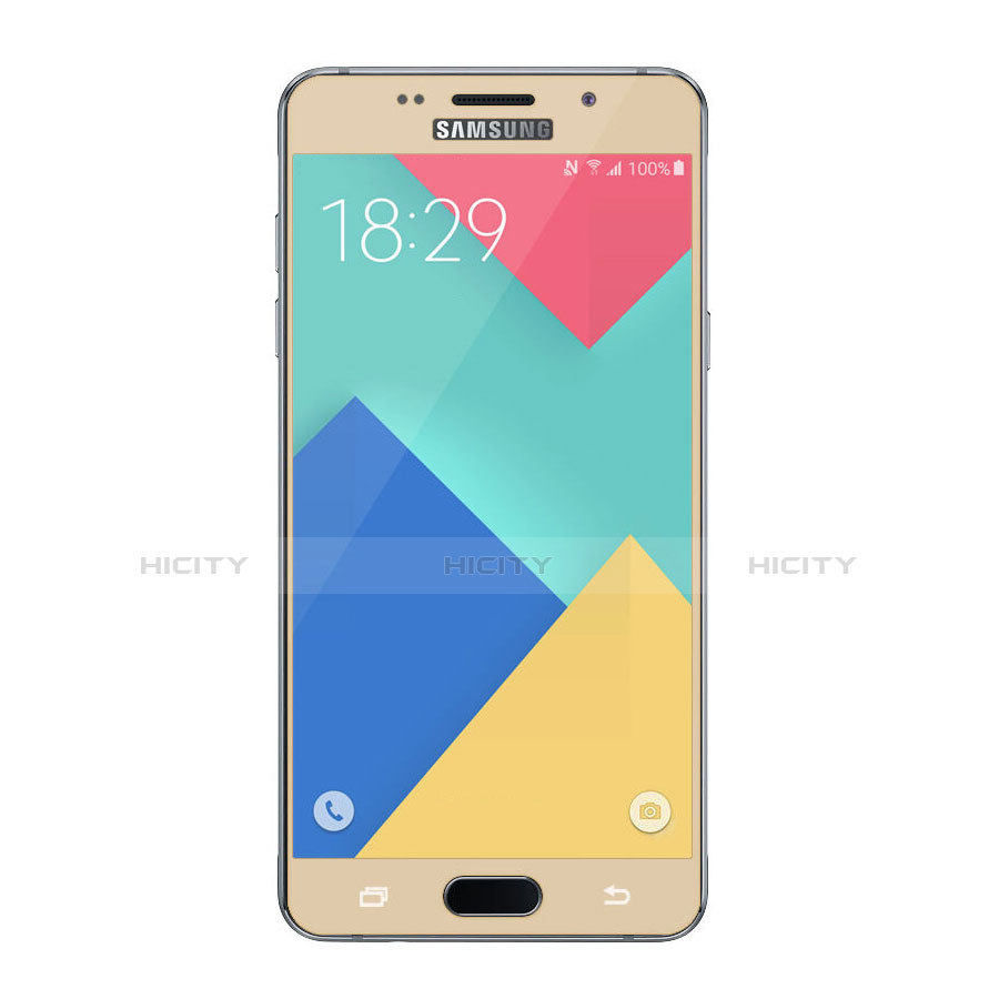 Protector de Pantalla Cristal Templado Integral para Samsung Galaxy A5 (2016) SM-A510F Oro