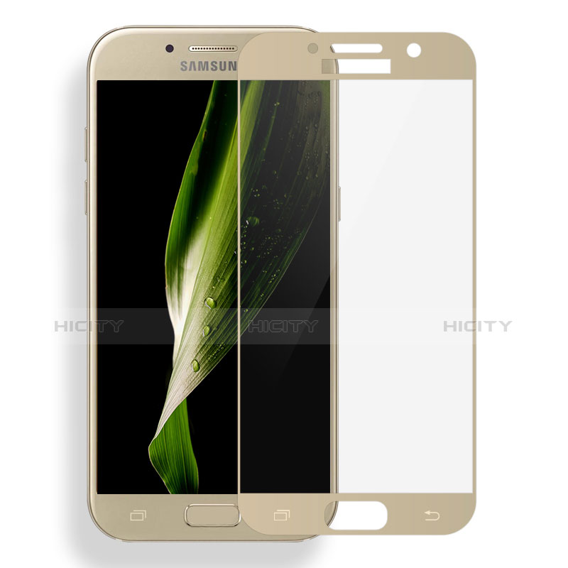 Protector de Pantalla Cristal Templado Integral para Samsung Galaxy A5 (2017) SM-A520F Oro