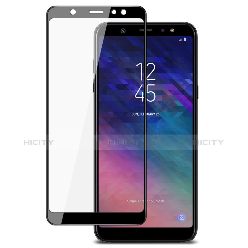 Protector de Pantalla Cristal Templado Integral para Samsung Galaxy A6 Plus (2018) Negro