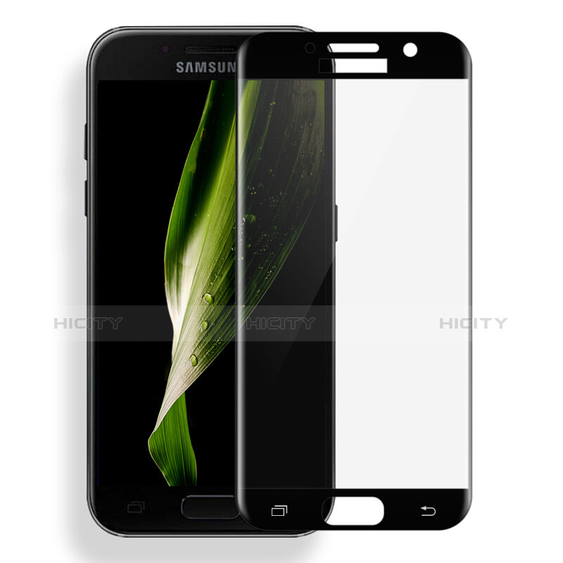 Protector de Pantalla Cristal Templado Integral para Samsung Galaxy A7 (2017) A720F Negro