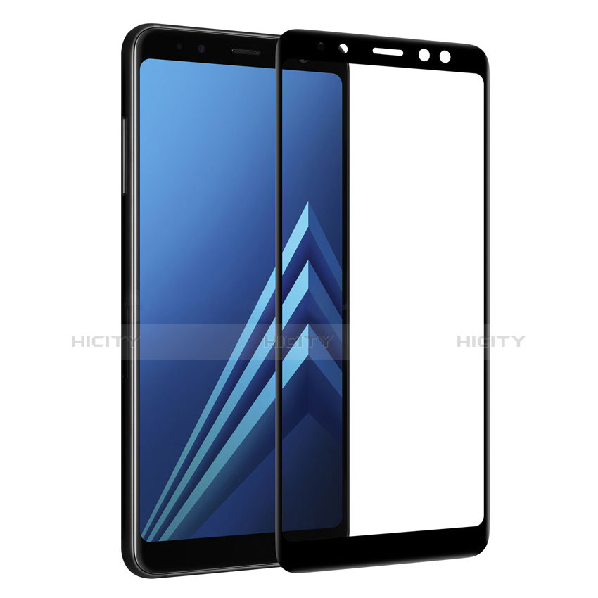 Protector de Pantalla Cristal Templado Integral para Samsung Galaxy A8 (2018) A530F Negro