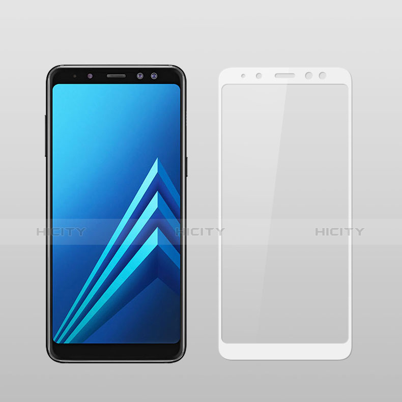 Protector de Pantalla Cristal Templado Integral para Samsung Galaxy A8 (2018) Duos A530F Blanco