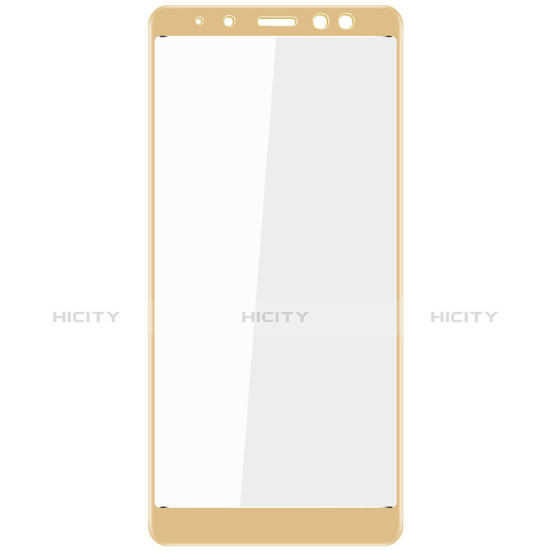 Protector de Pantalla Cristal Templado Integral para Samsung Galaxy A8+ A8 Plus (2018) Duos A730F Oro