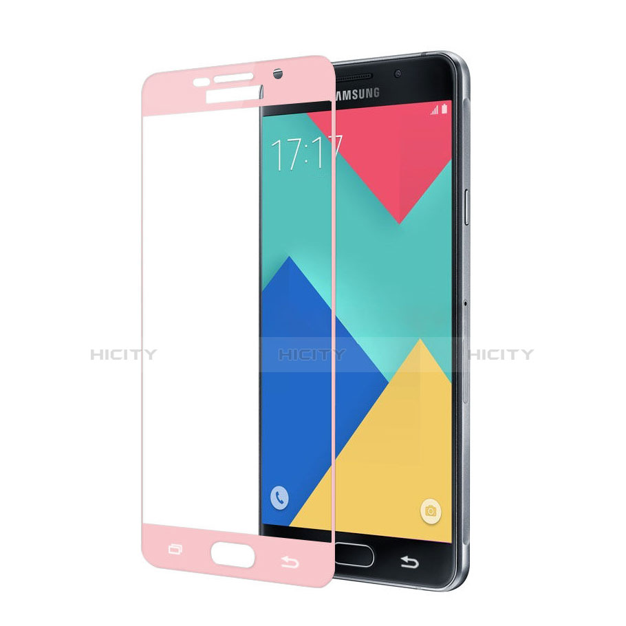 Protector de Pantalla Cristal Templado Integral para Samsung Galaxy A9 Pro (2016) SM-A9100 Rosa