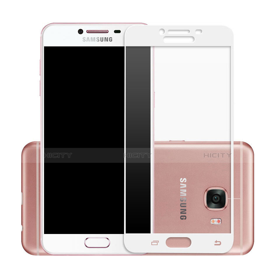 Protector de Pantalla Cristal Templado Integral para Samsung Galaxy C5 SM-C5000 Blanco