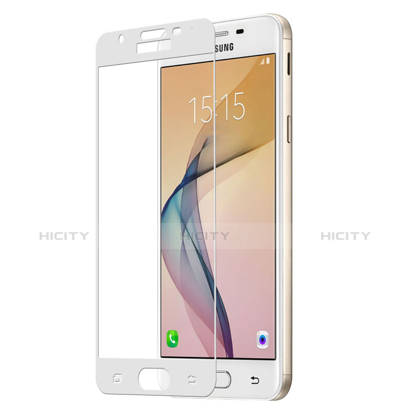 Protector de Pantalla Cristal Templado Integral para Samsung Galaxy J5 Prime G570F Blanco