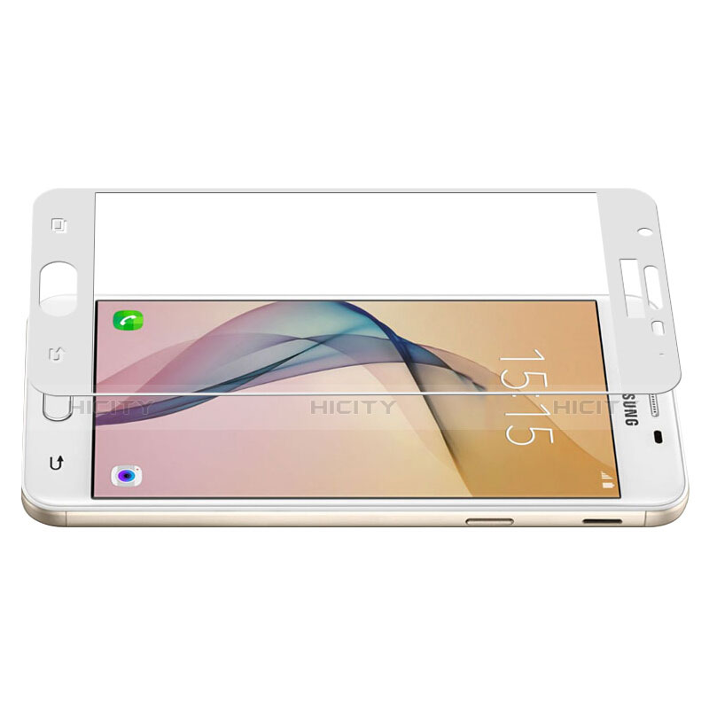 Protector de Pantalla Cristal Templado Integral para Samsung Galaxy On5 (2016) G570 G570F Blanco