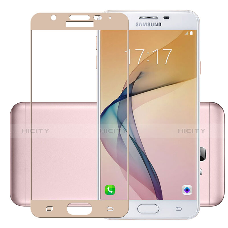 Protector de Pantalla Cristal Templado Integral para Samsung Galaxy On5 (2016) G570 G570F Oro
