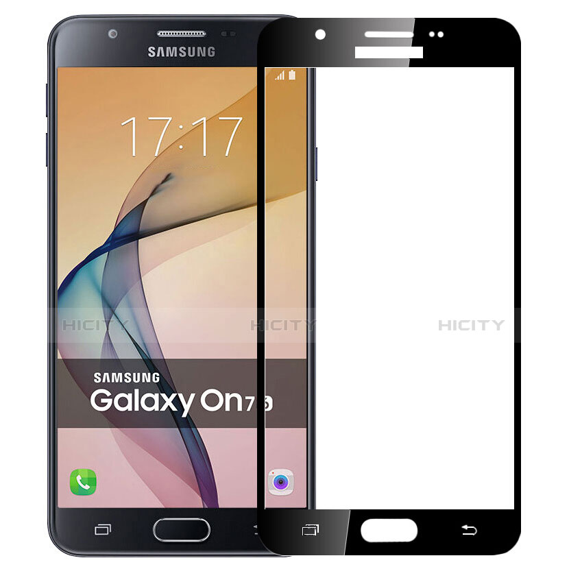 Protector de Pantalla Cristal Templado Integral para Samsung Galaxy On7 (2016) G6100 Negro