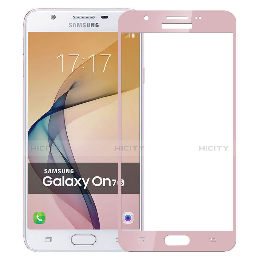 Protector de Pantalla Cristal Templado Integral para Samsung Galaxy On7 (2016) G6100 Rosa