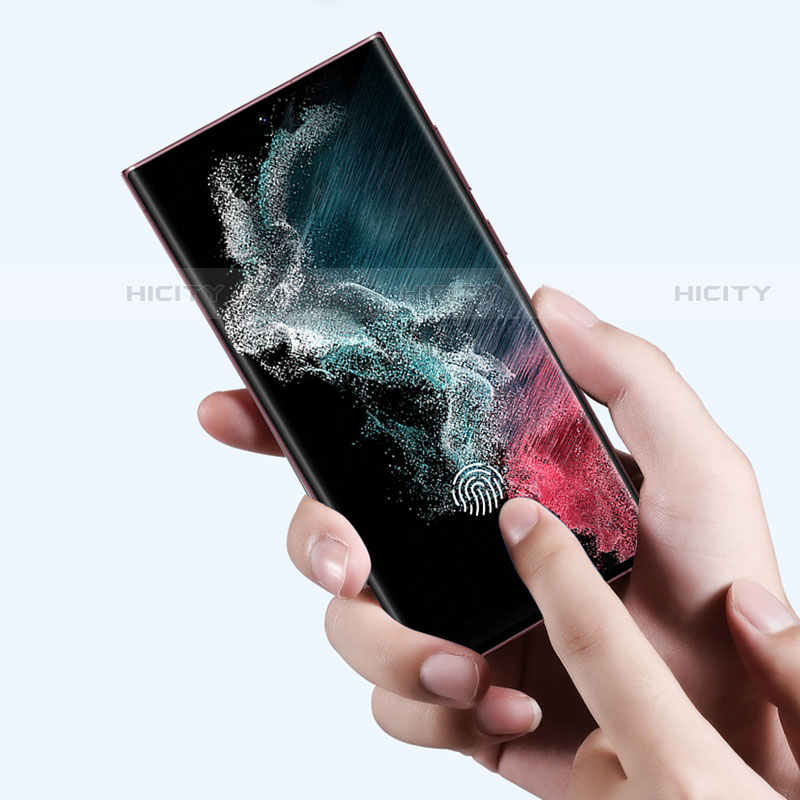 Protector de Pantalla Cristal Templado Integral para Samsung Galaxy S23 Ultra 5G Negro