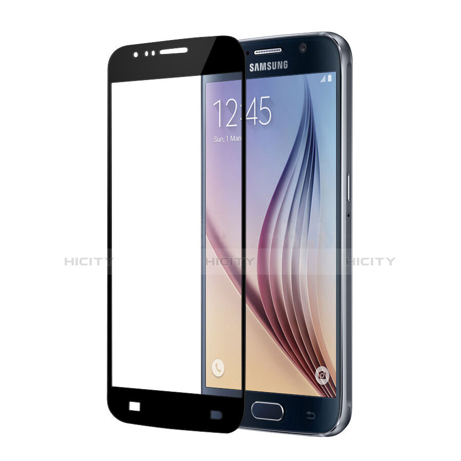Protector de Pantalla Cristal Templado Integral para Samsung Galaxy S6 SM-G920 Negro