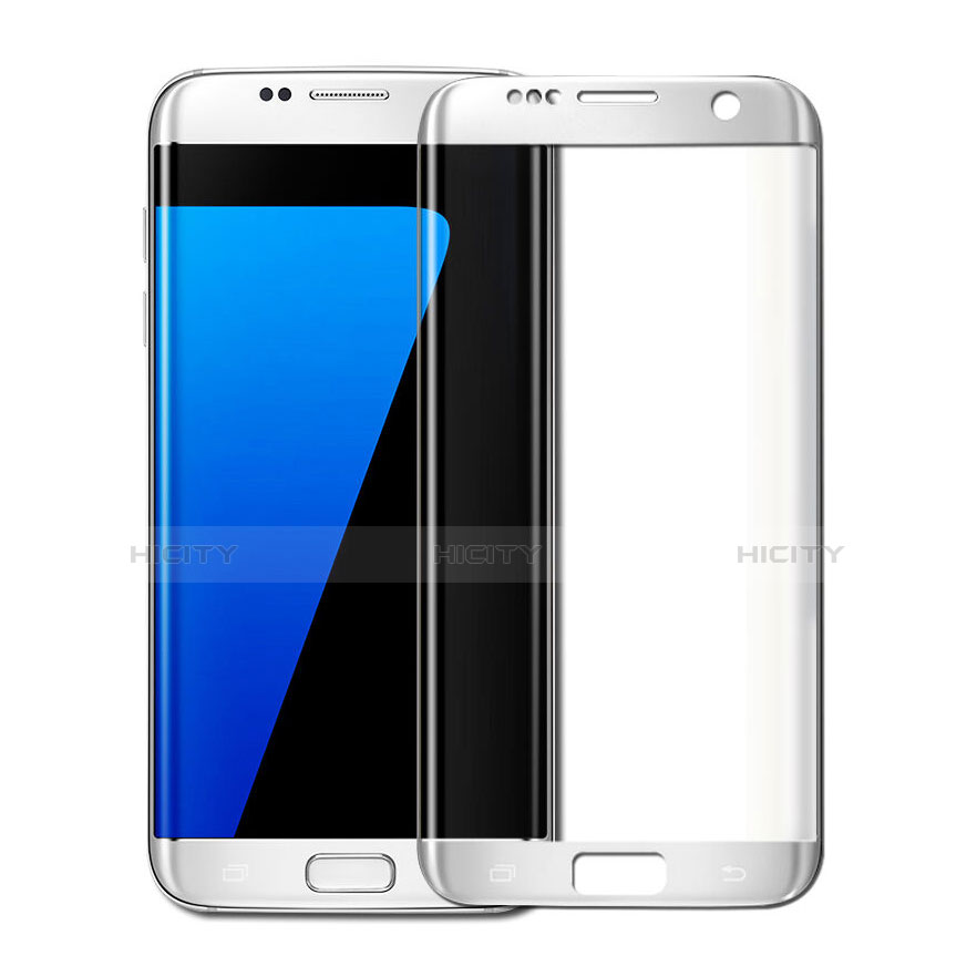 Protector de Pantalla Cristal Templado Integral para Samsung Galaxy S7 Edge G935F Blanco