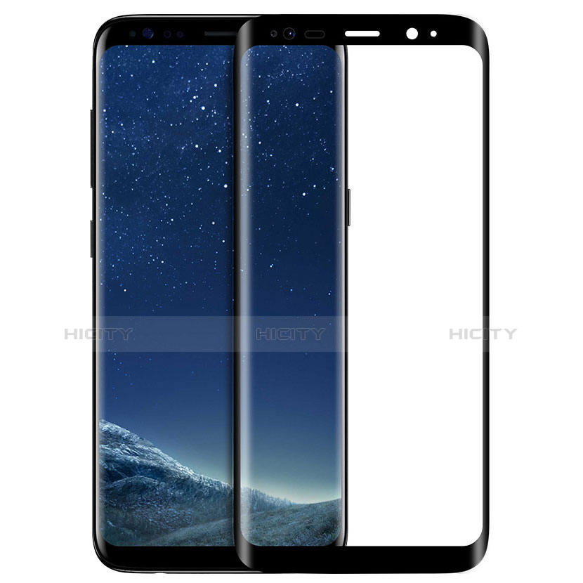 Protector de Pantalla Cristal Templado Integral para Samsung Galaxy S8 Negro