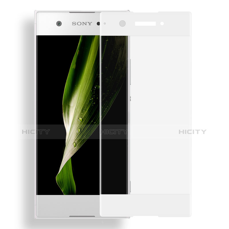 Protector de Pantalla Cristal Templado Integral para Sony Xperia XA1 Blanco