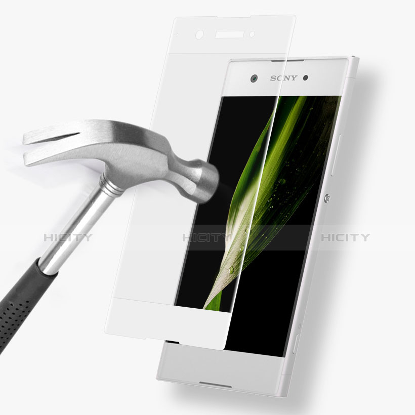 Protector de Pantalla Cristal Templado Integral para Sony Xperia XA1 Blanco