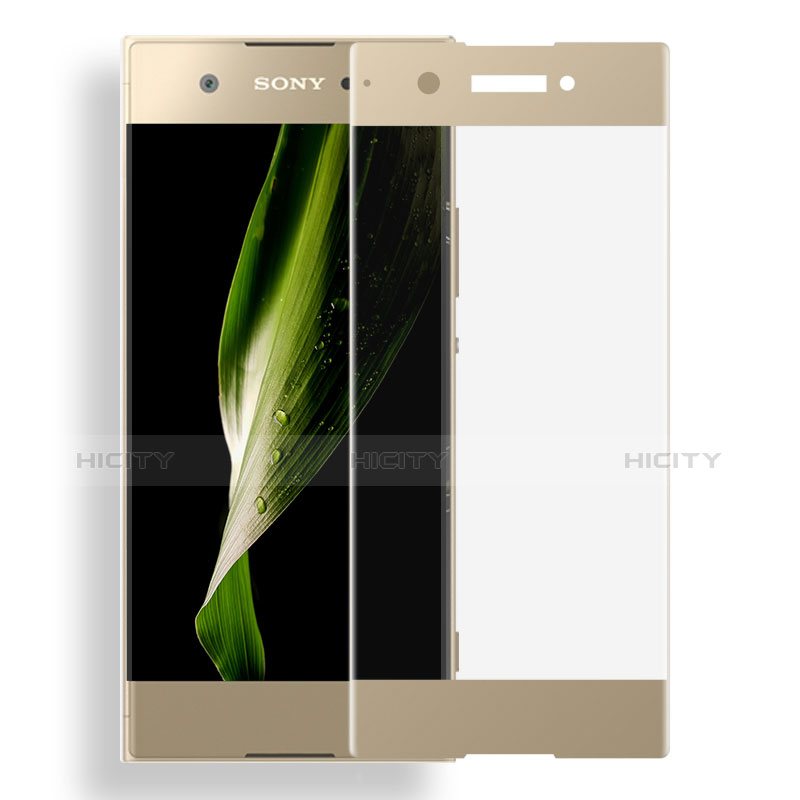 Protector de Pantalla Cristal Templado Integral para Sony Xperia XA1 Oro